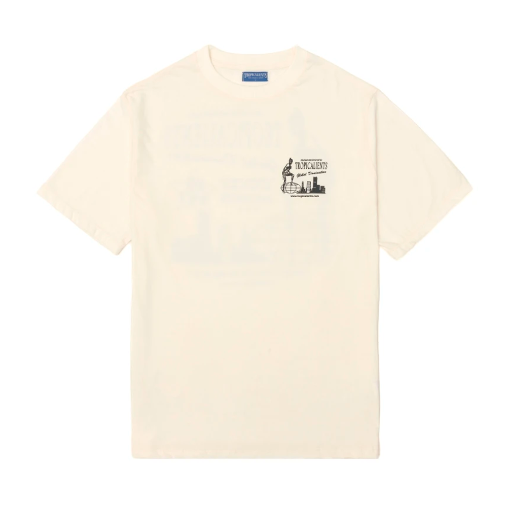 Camiseta Tropicalients Global Domination Off White