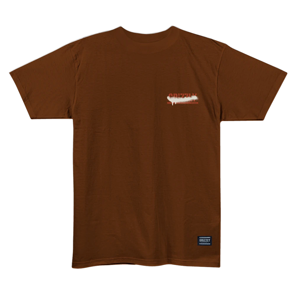 Camiseta Grizzly Cluster Chocolate