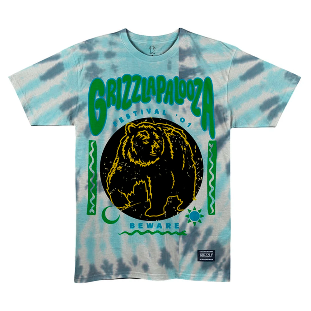 Camiseta Grizzly Grizzlapalooza Tie Dye