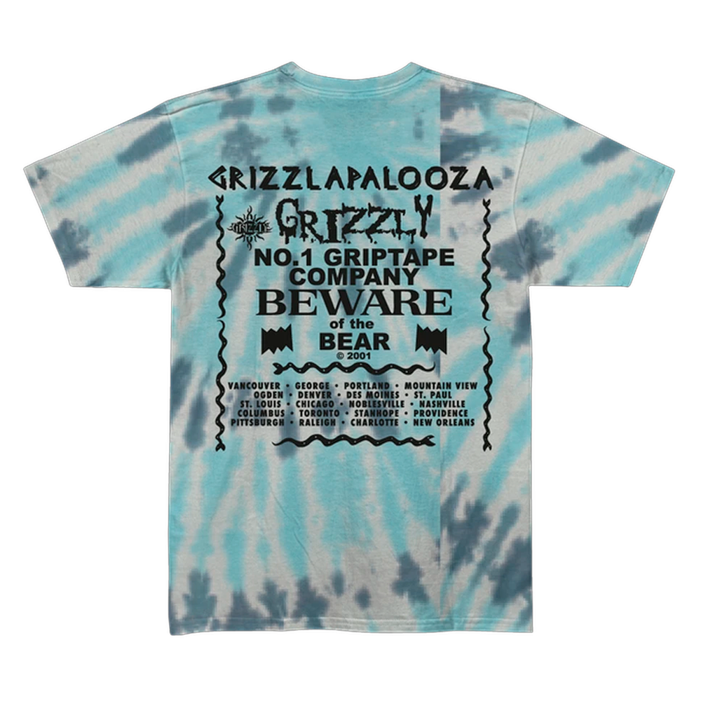 Camiseta Grizzly Grizzlapalooza Tie Dye