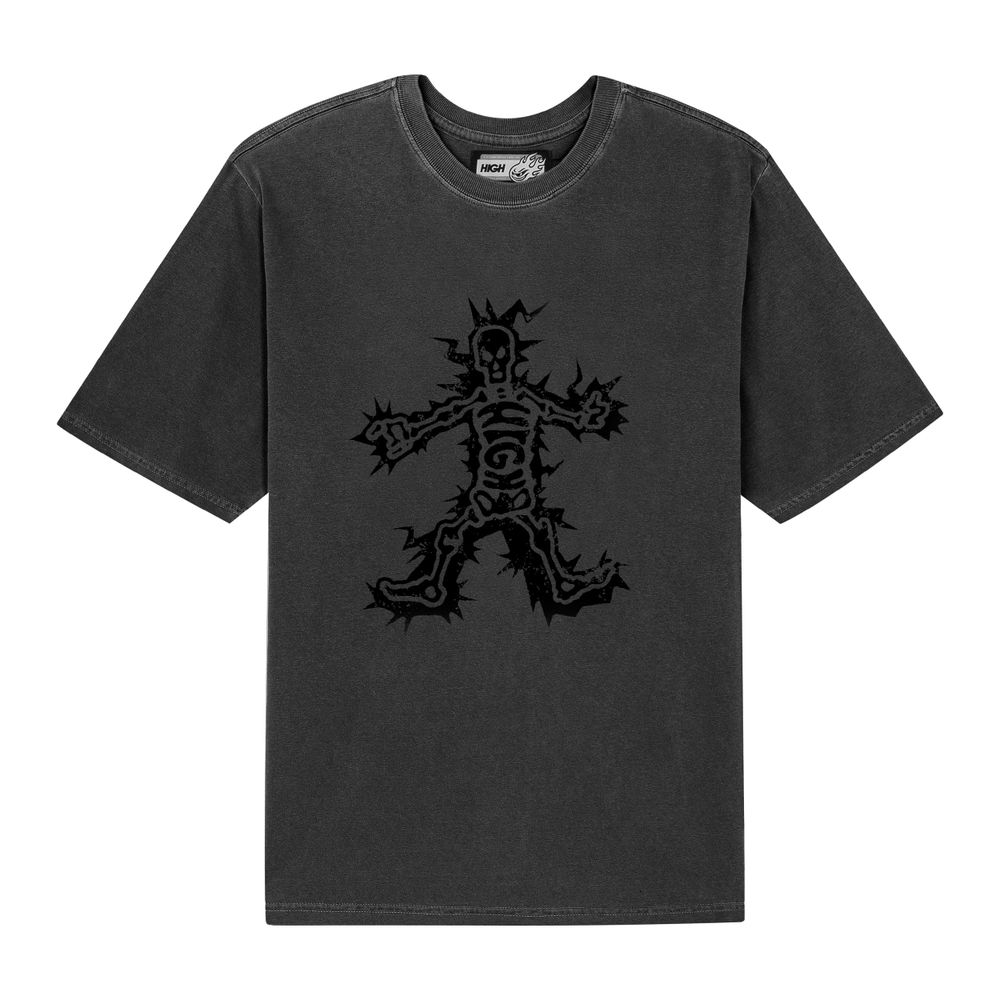 Camiseta High Skull Washed Black