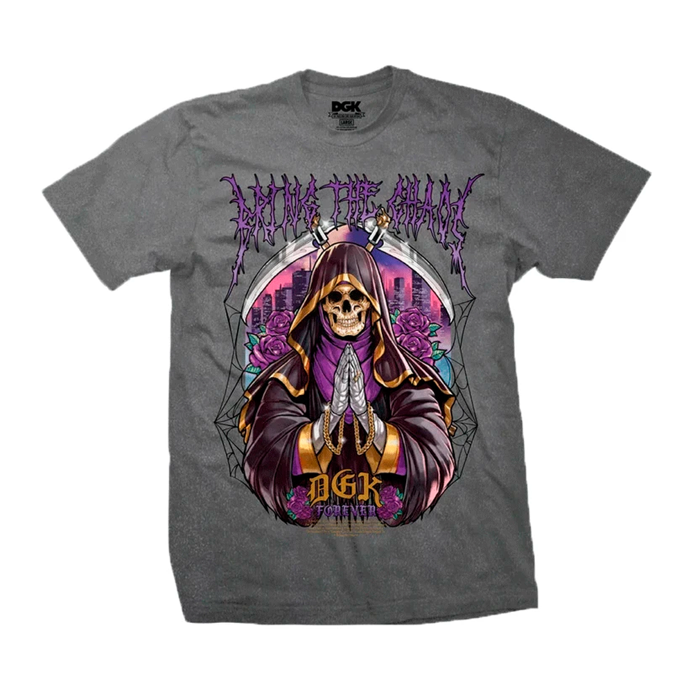 Camiseta DGK Night Stalker Washed Preto