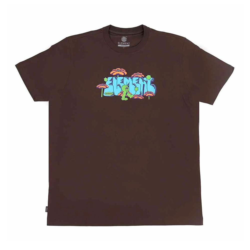 Camiseta Element Walkin Marrom Escuro