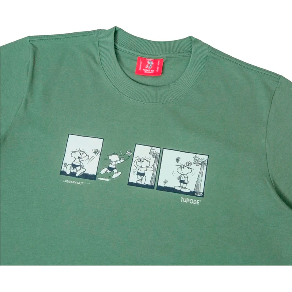 Camiseta Tupode Cebolinha Bolboleta Old Velde