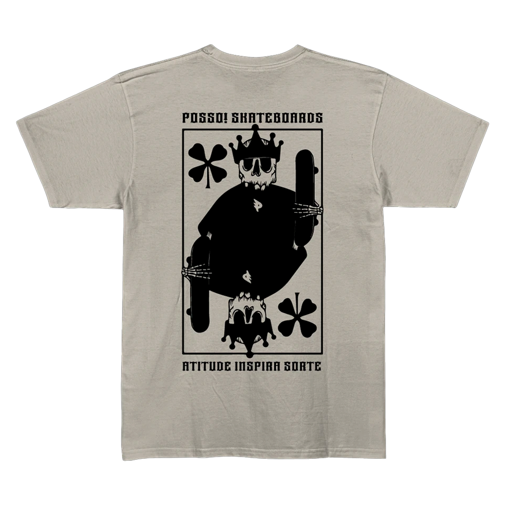 Camiseta Posso Carta da Sorte Areia