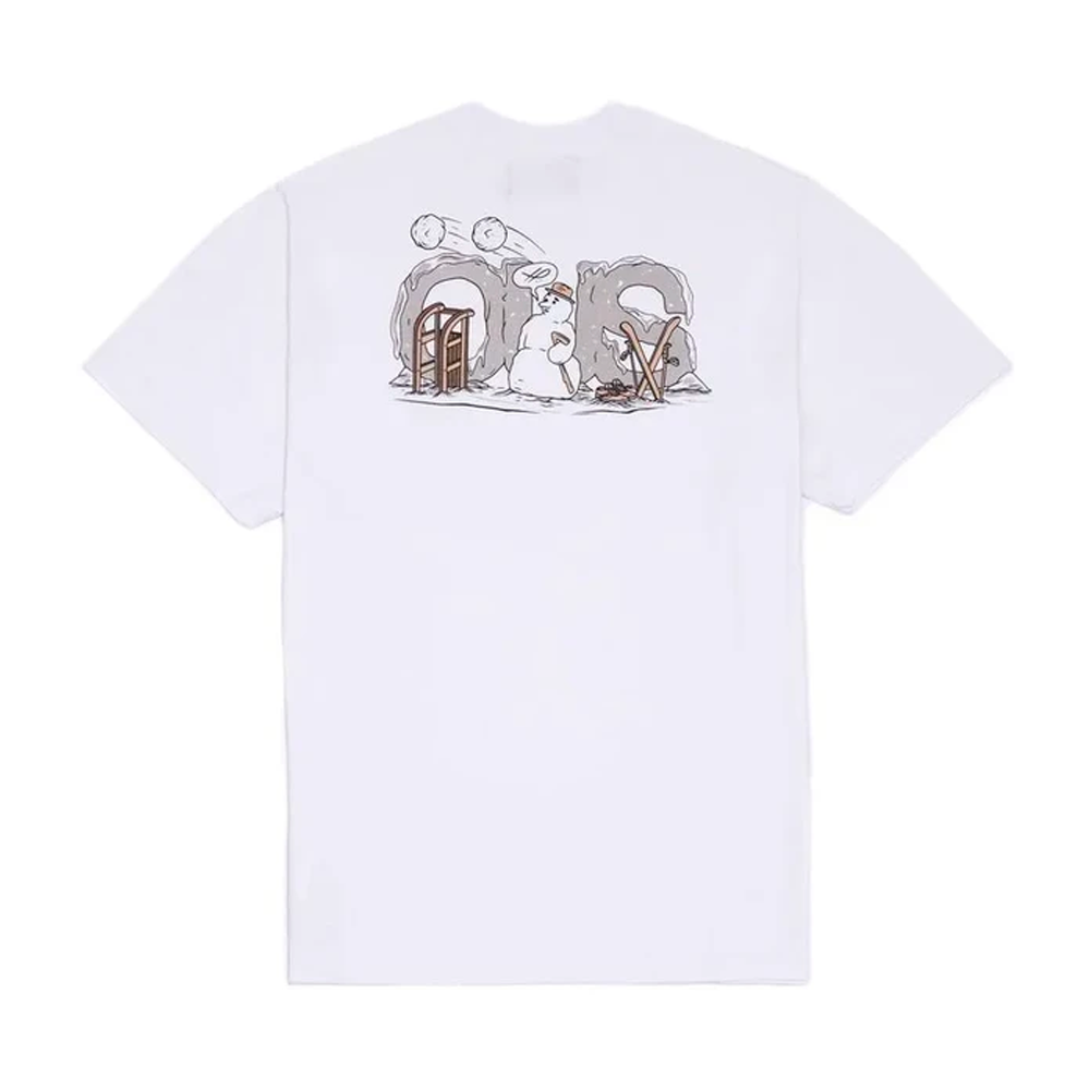 Camiseta Ous Boneco de Neve Branco