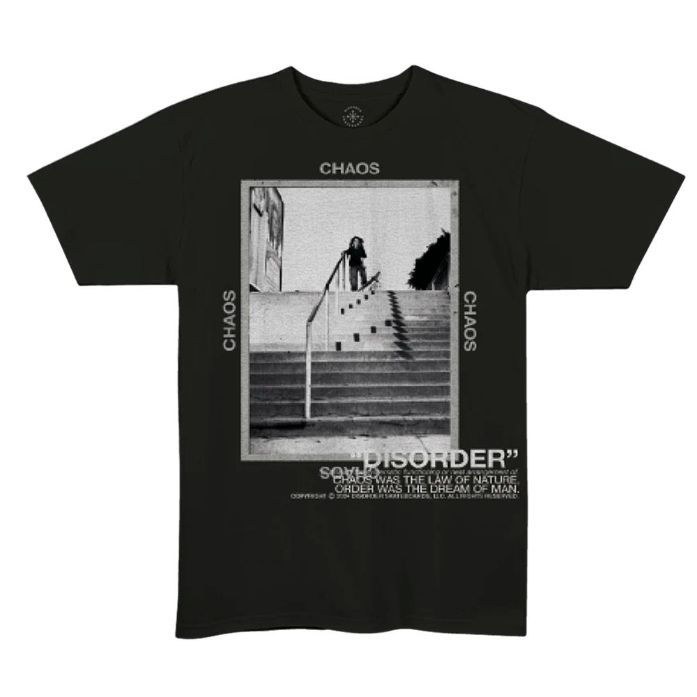 Camiseta Disorder Nyjah Chaos Black