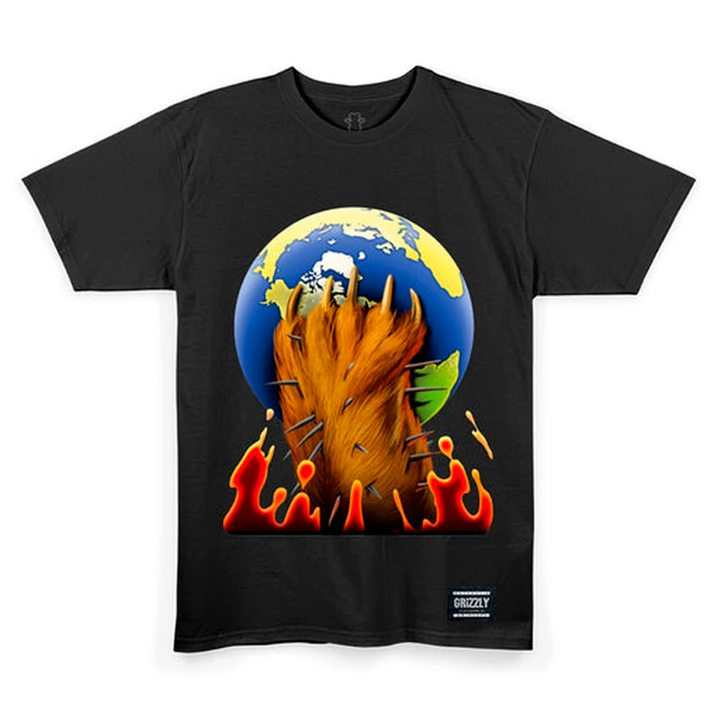 Camiseta Grizzly Worlds Ends Preto