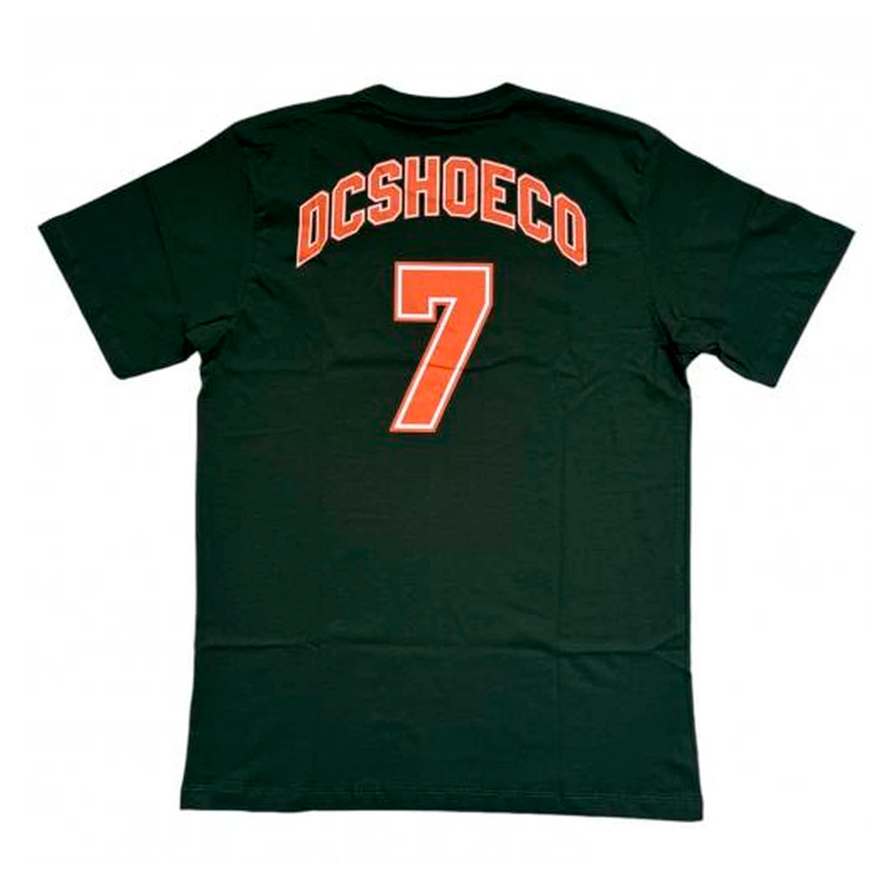 Camiseta Dc Shoes Number 7 Verde Escuro