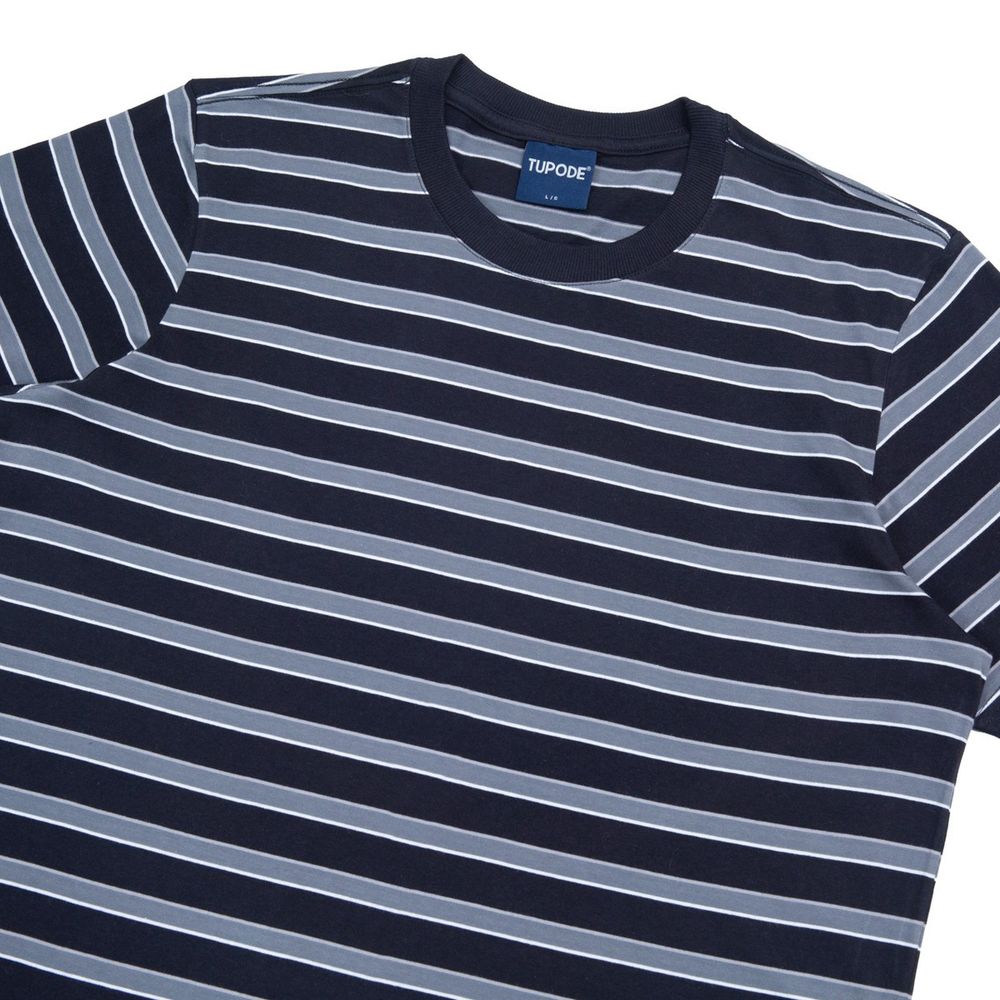 Camiseta Tupode Listrada Lar Preto