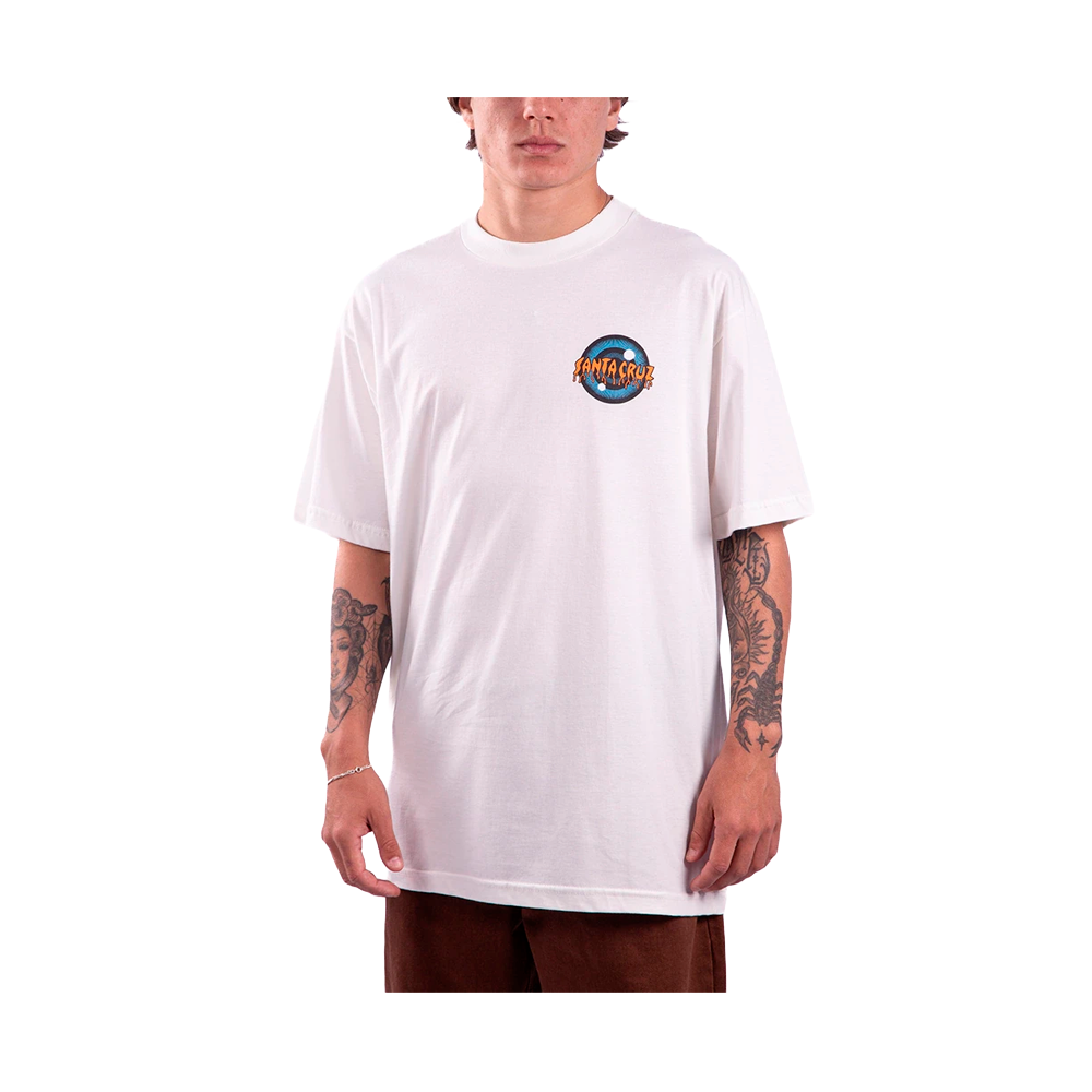 Camiseta Santa Cruz Roskopp Iris Off White