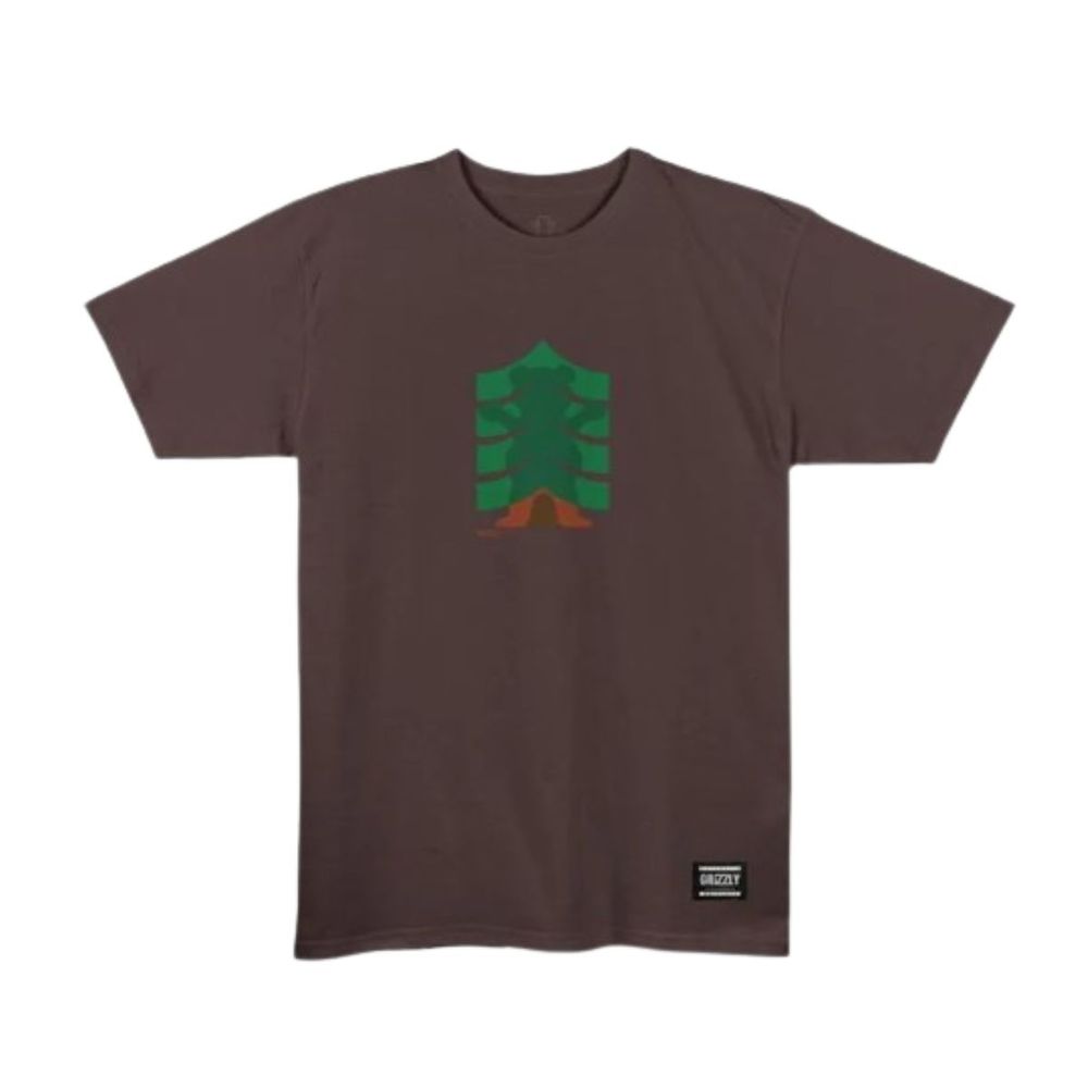 Camiseta Grizzly Stronger Branches Marrom Masculino