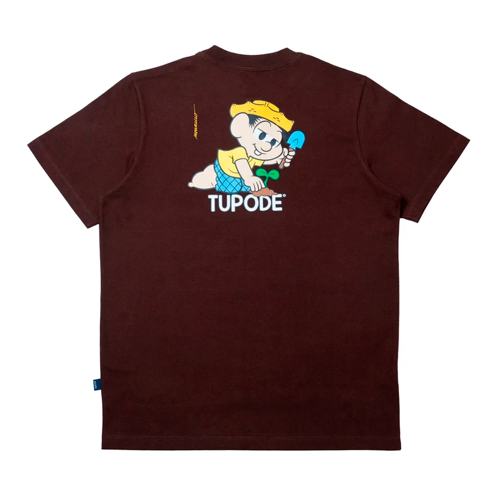 Camiseta Tupode Chico Bento Erva Marrom