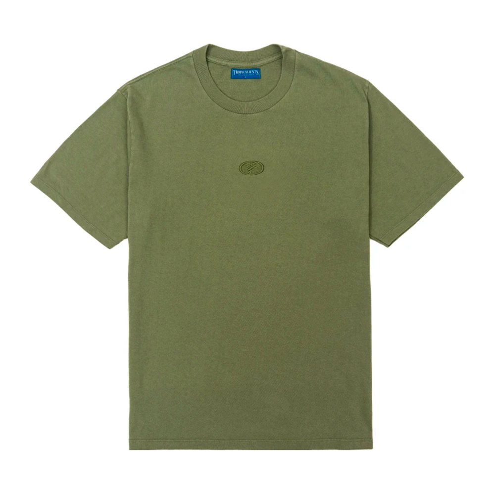 Camiseta Tropicalients Minimal Logo Oliva