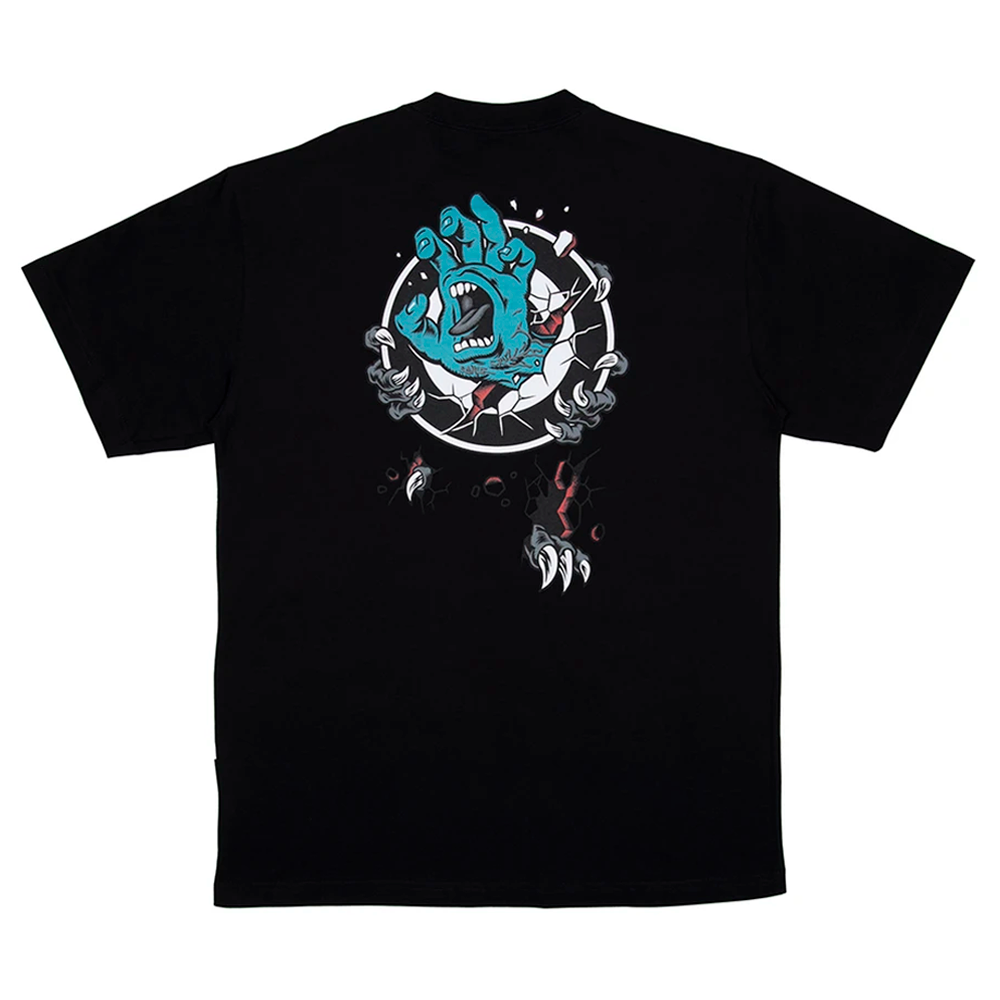 Camiseta Santa Cruz Especial Roskopp Screaming Target Oversized Preto
