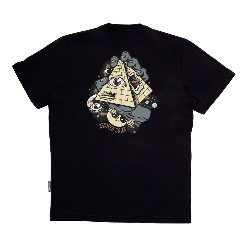 Camiseta Santa Cruz Knibbs Invasion Hand Preto