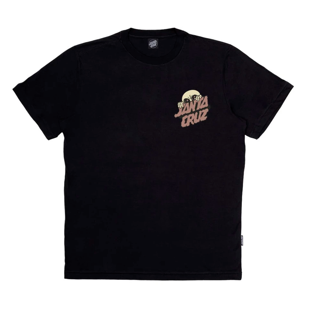 Camiseta Santa Cruz Knibbs Invasion Hand Preto