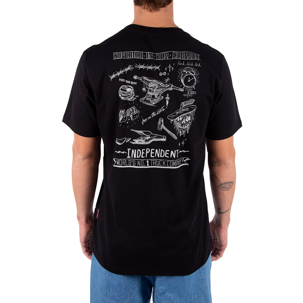 Camiseta Independent Bratrud Notebook Preto