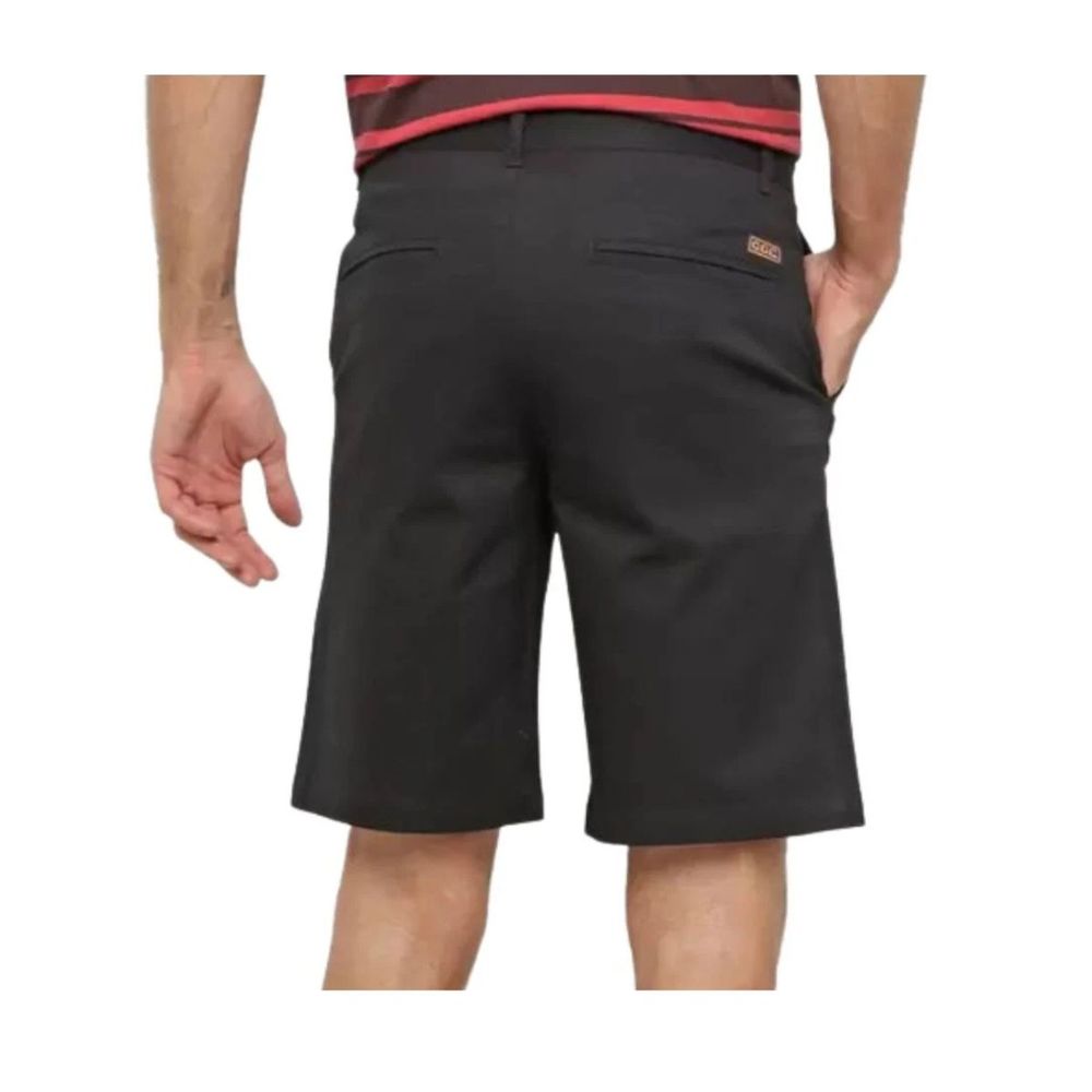 Bermuda Grizzly Chino Preto Masculino