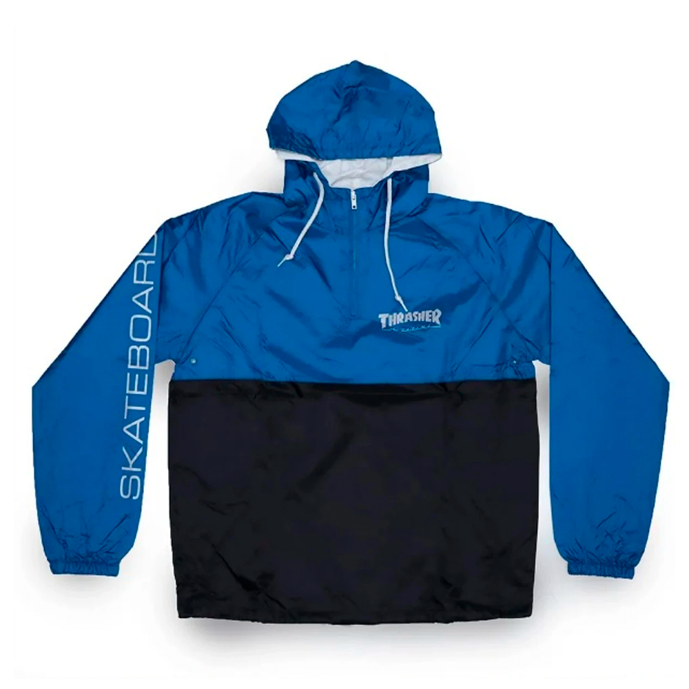 Jaqueta Thrasher Anorak Mag Logo Azul/Preta