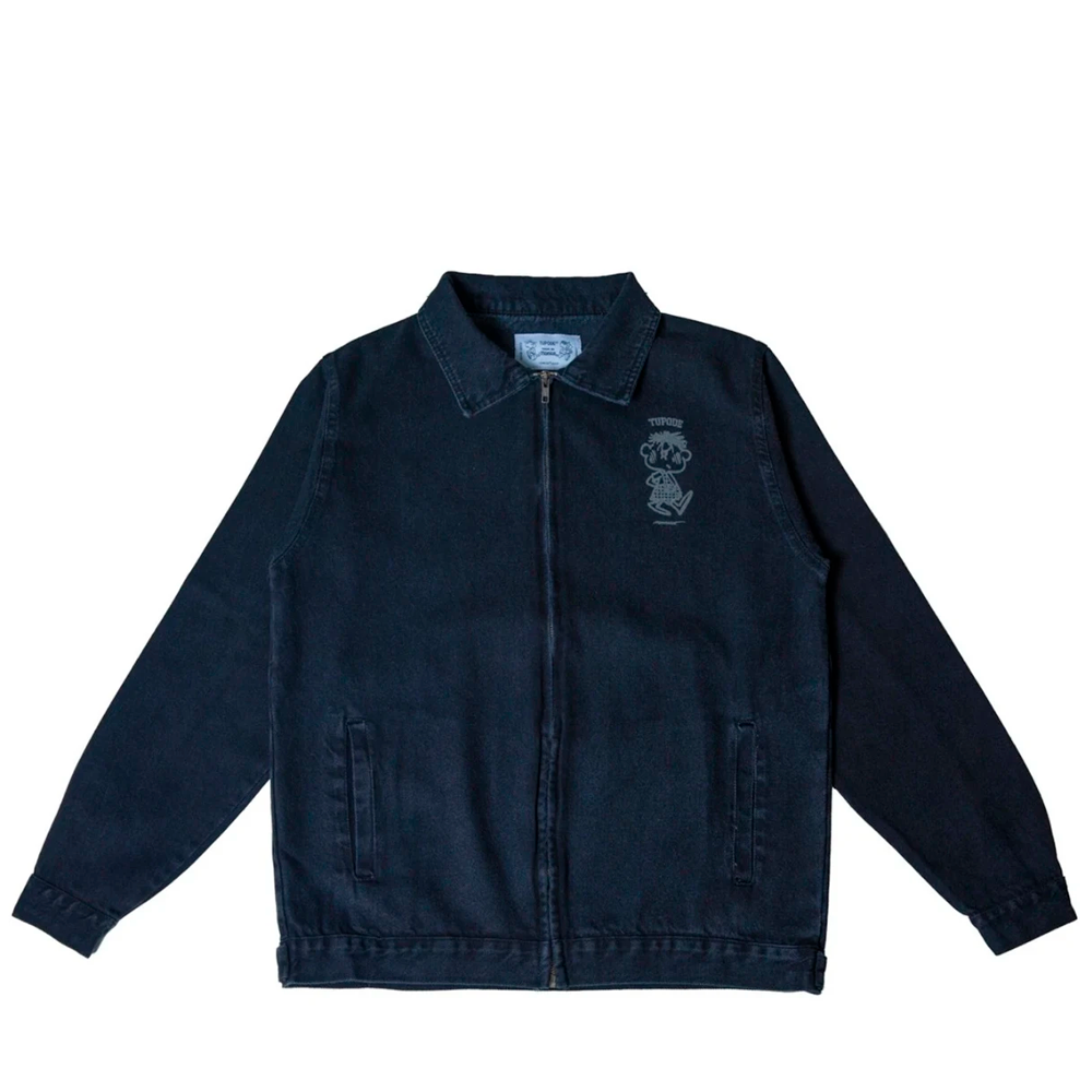 Jaqueta Tupode Prof Cascao Old Jeans Stone Preto