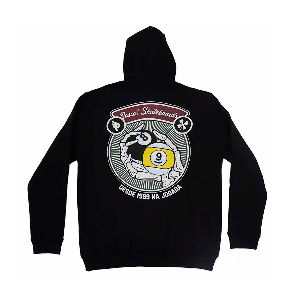 Moletom Posso 89 Pool Preto