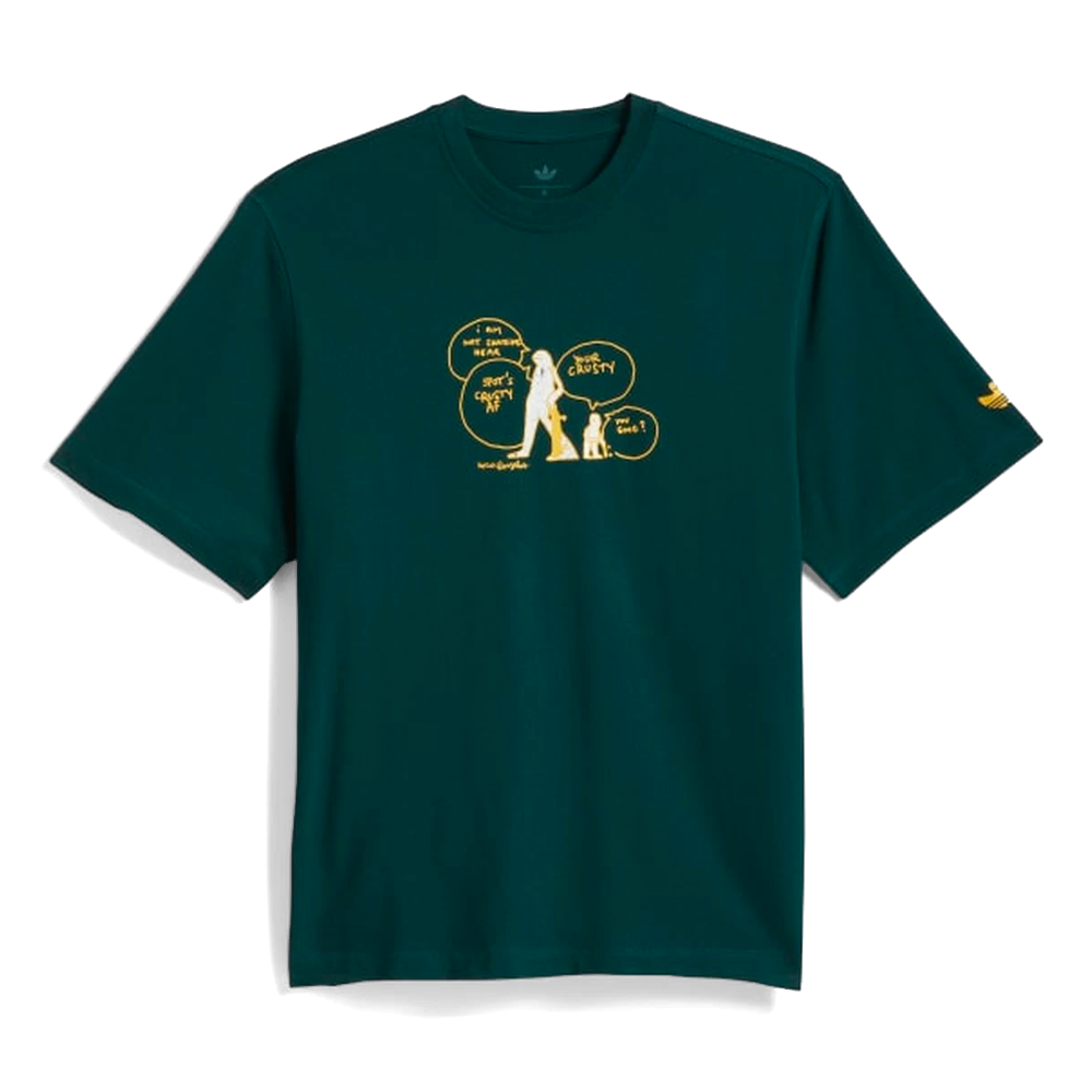 Camiseta Adidas Skateboarding x MarkGonzales Crusty Green