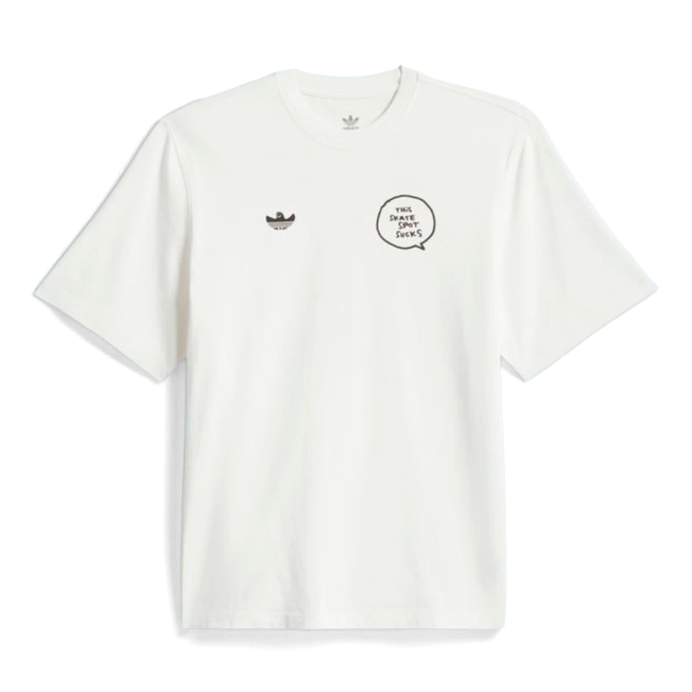 Camiseta Adidas Skateboarding Gonz Spot White