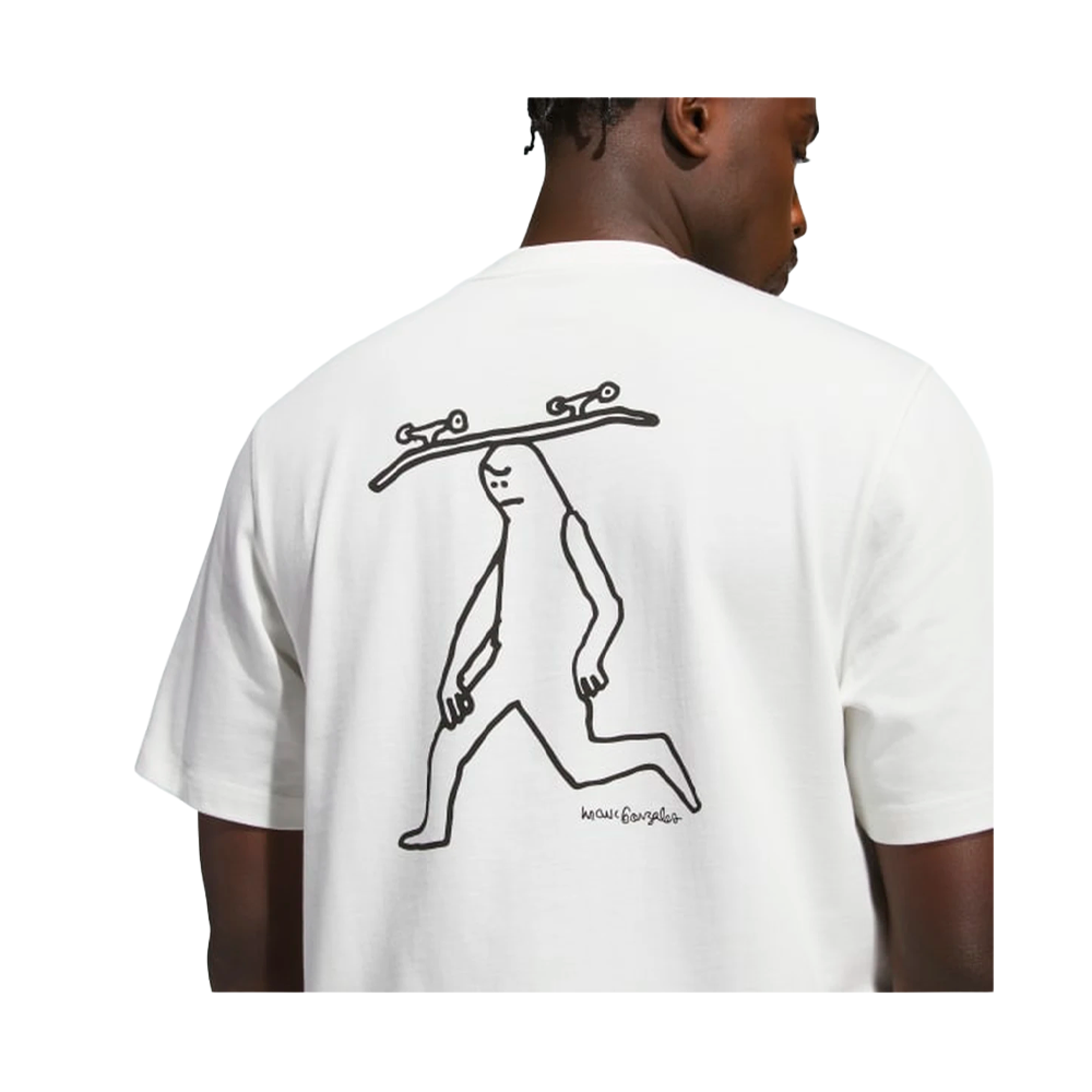 Camiseta Adidas Skateboarding Gonz Spot White