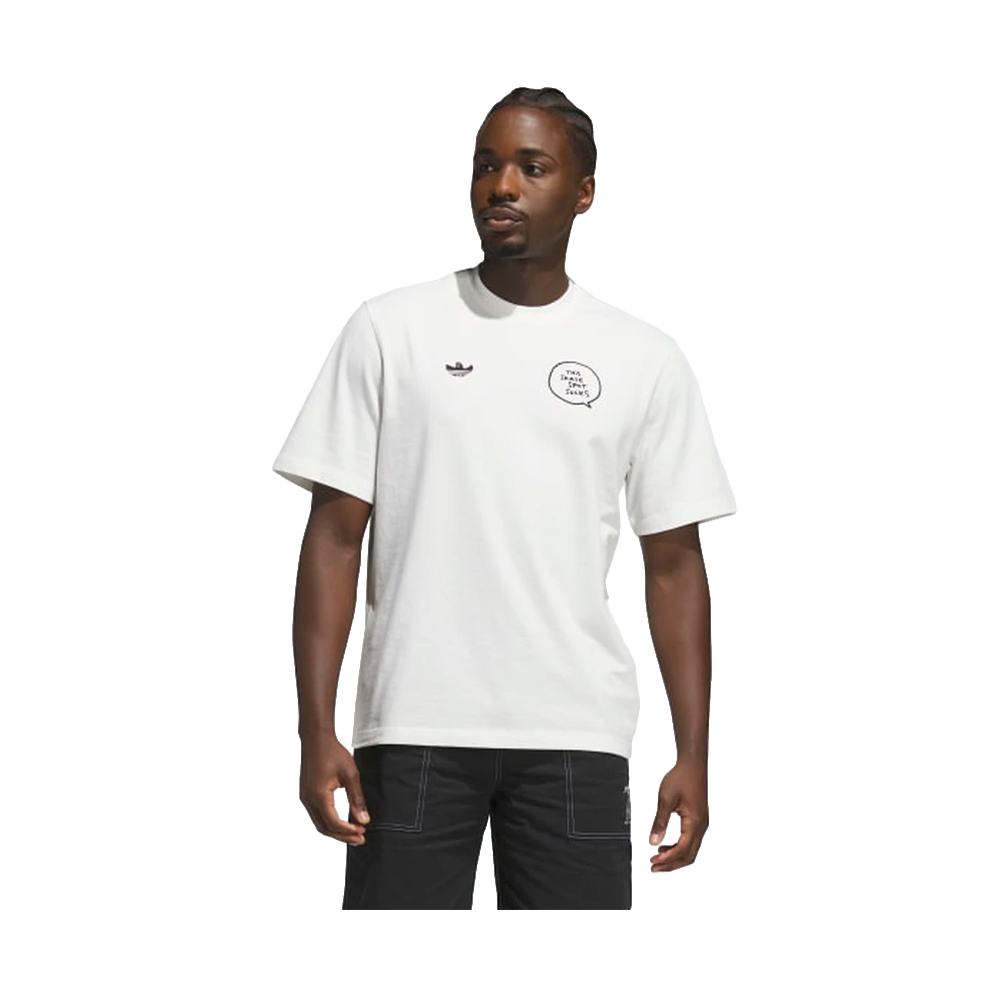 Camiseta Adidas Skateboarding Gonz Spot White