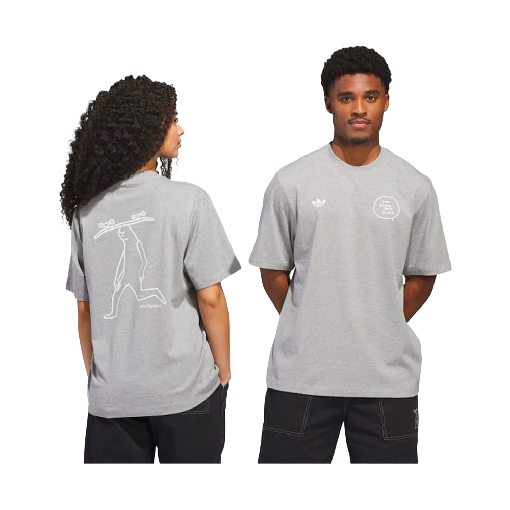 Camiseta Adidas Skateboarding Gonz Spot Grey