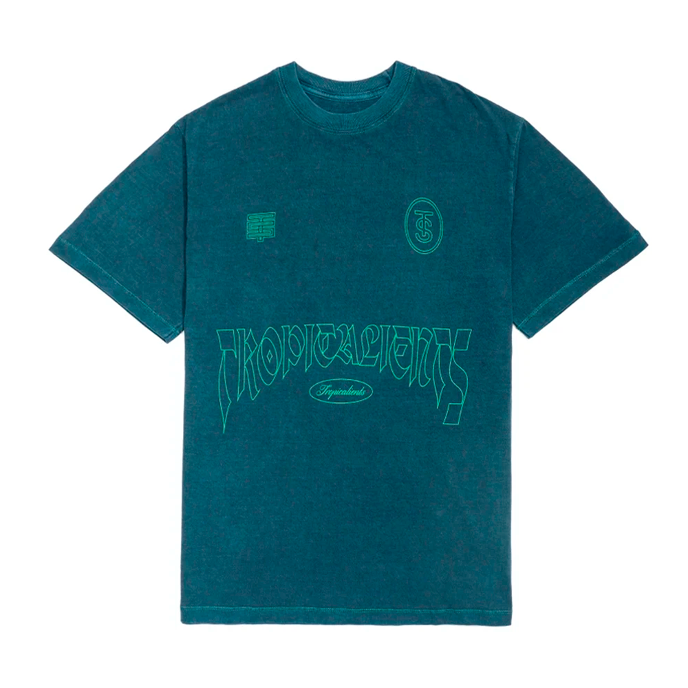 Camiseta Tropicalients Player Azul Petróleo
