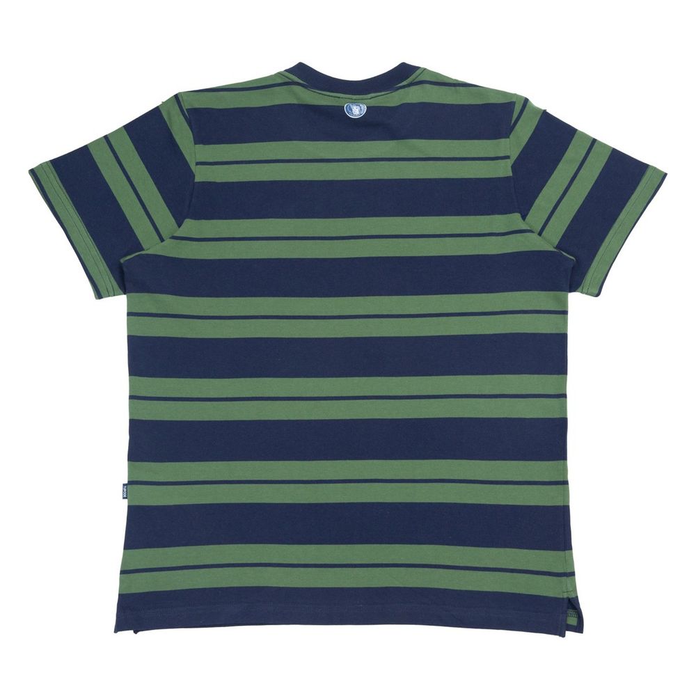 Camiseta Tupode Listrada Anc Azul