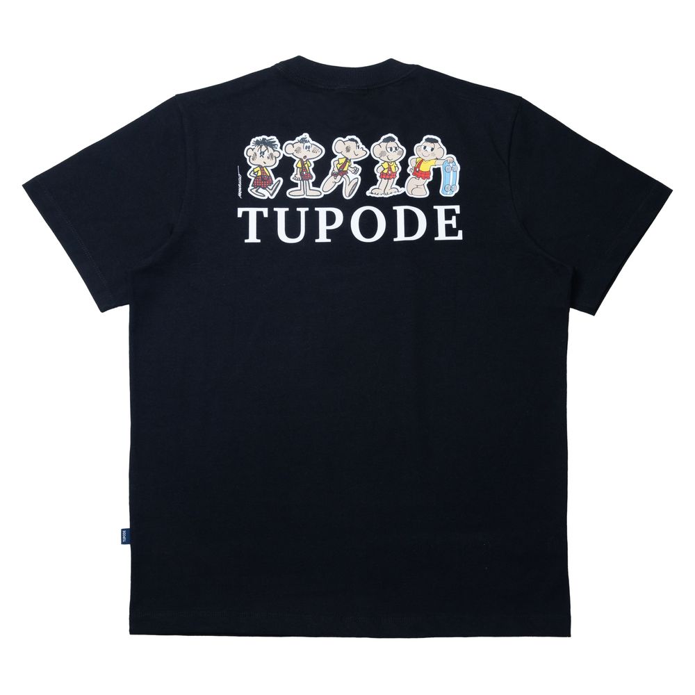 Camiseta Tupode Evolução Cascão Preto