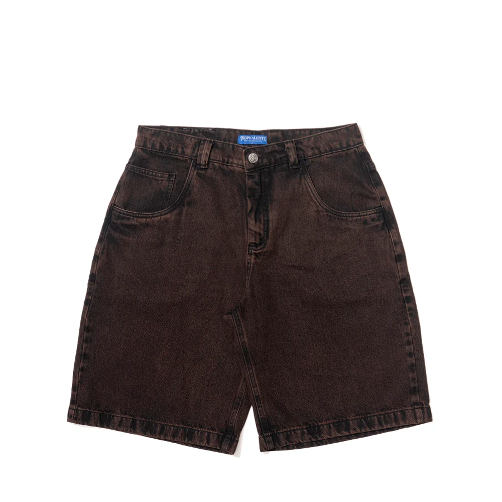 Bermuda Tropicalients Jeans Old Rust Ferrugem