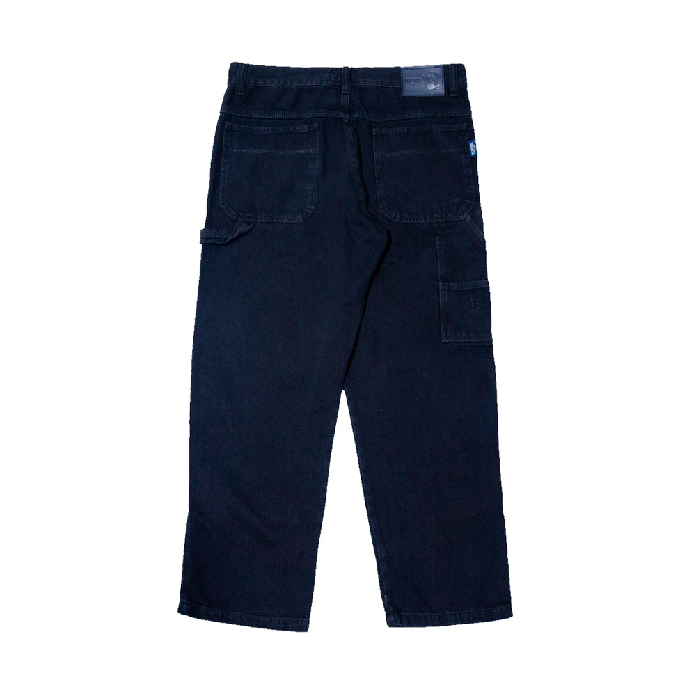 Calça Tupode Carpinteiro Double Knee Jeans Preto Stone