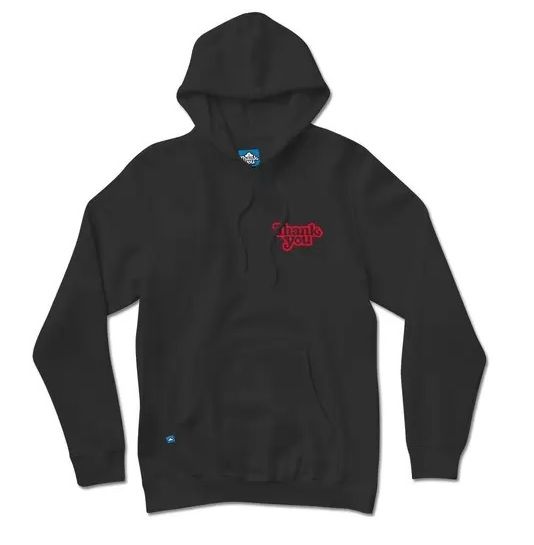 Moletom Thank You Logo Preto Masculino