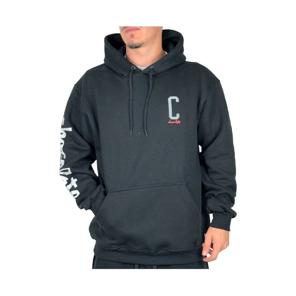 Moletom Chocolate Canguru Big C Preto