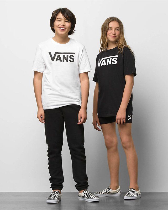 Camiseta Vans Infantil Black White