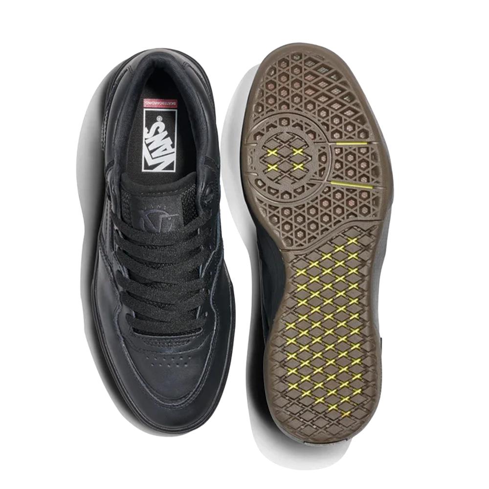 Tênis Vans Skate Rowan Pro Leather Black