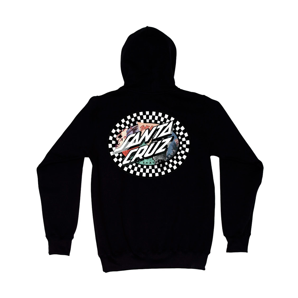 Moletom Santa Cruz Collage Oval Dot Preto