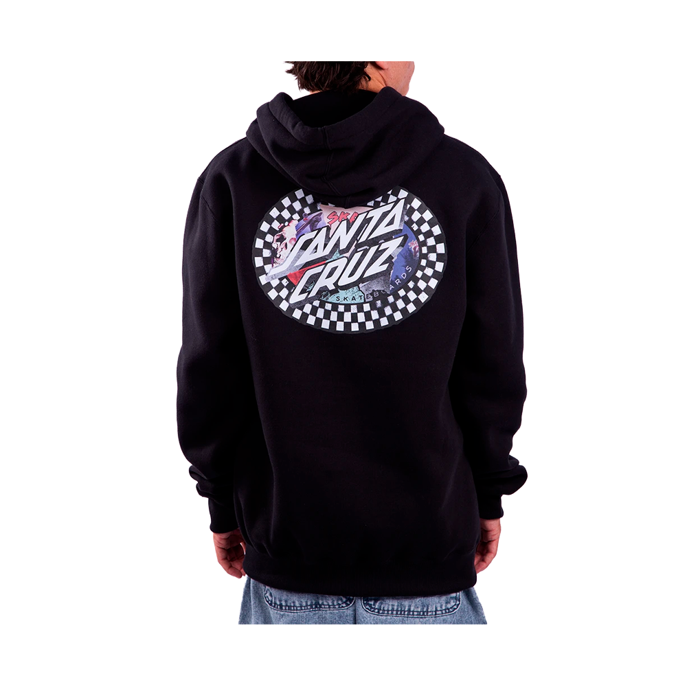 Moletom Santa Cruz Collage Oval Dot Preto