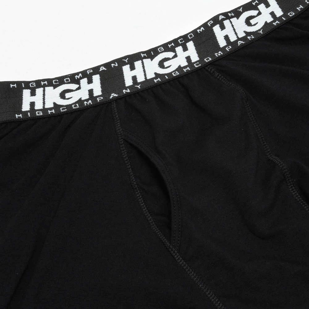 Cueca Boxer High Black (3 unidades)