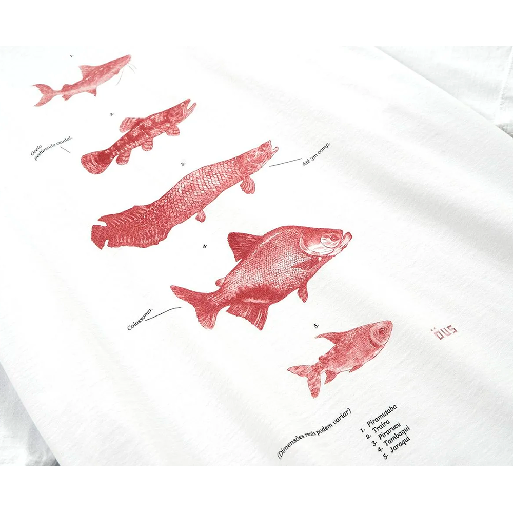 Camiseta Ous Peixes Branco