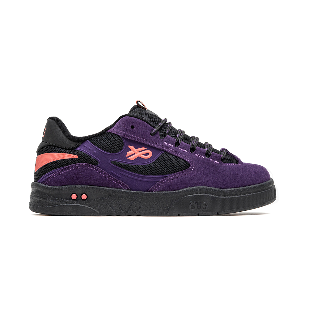 Tênis Ous Fluente GTX Roxo PRT Laranja Essencial
