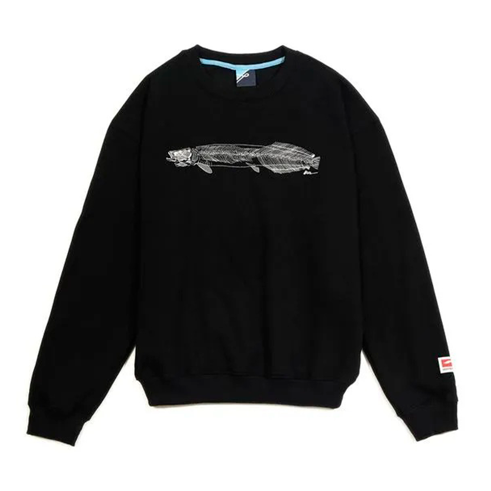 Moletom Ous Crewneck Esqueleto Preto