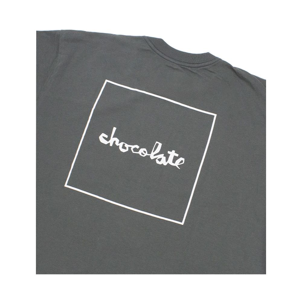 Camiseta Chocolate Square Cinza