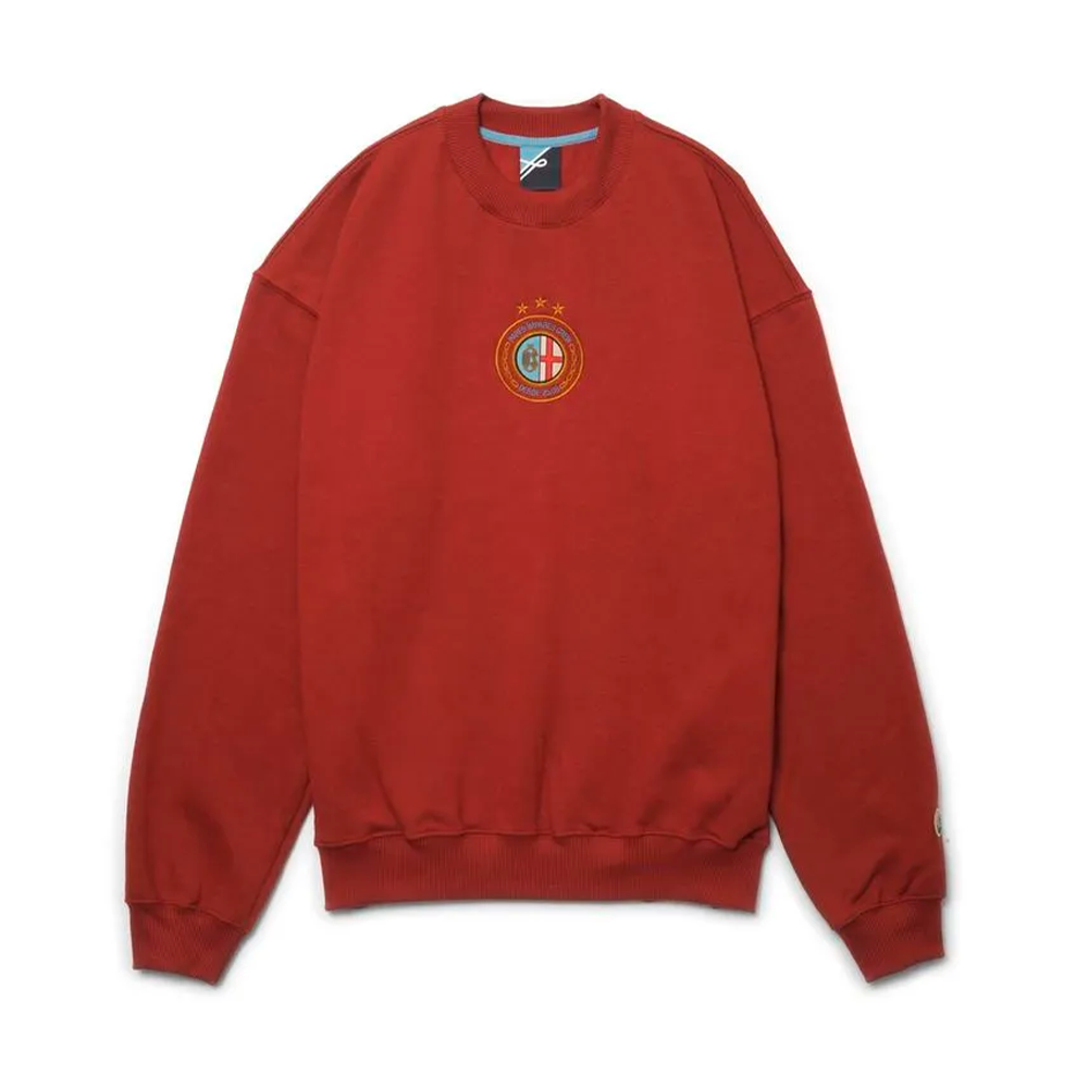 Moletom Ous Crewneck Escudo Vermelho