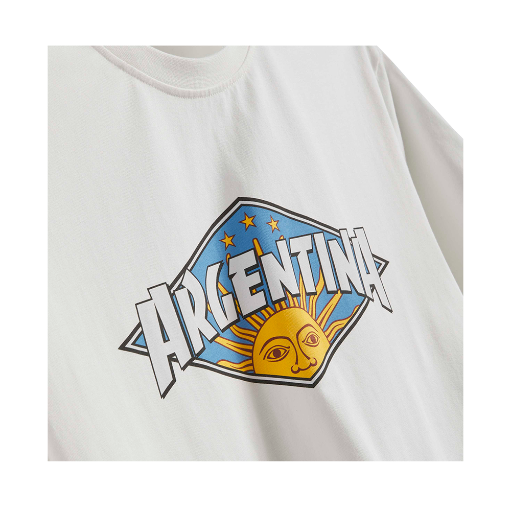 Camiseta Adidas Skateboarding Seleção Argentina  x Thrasher  Branca
