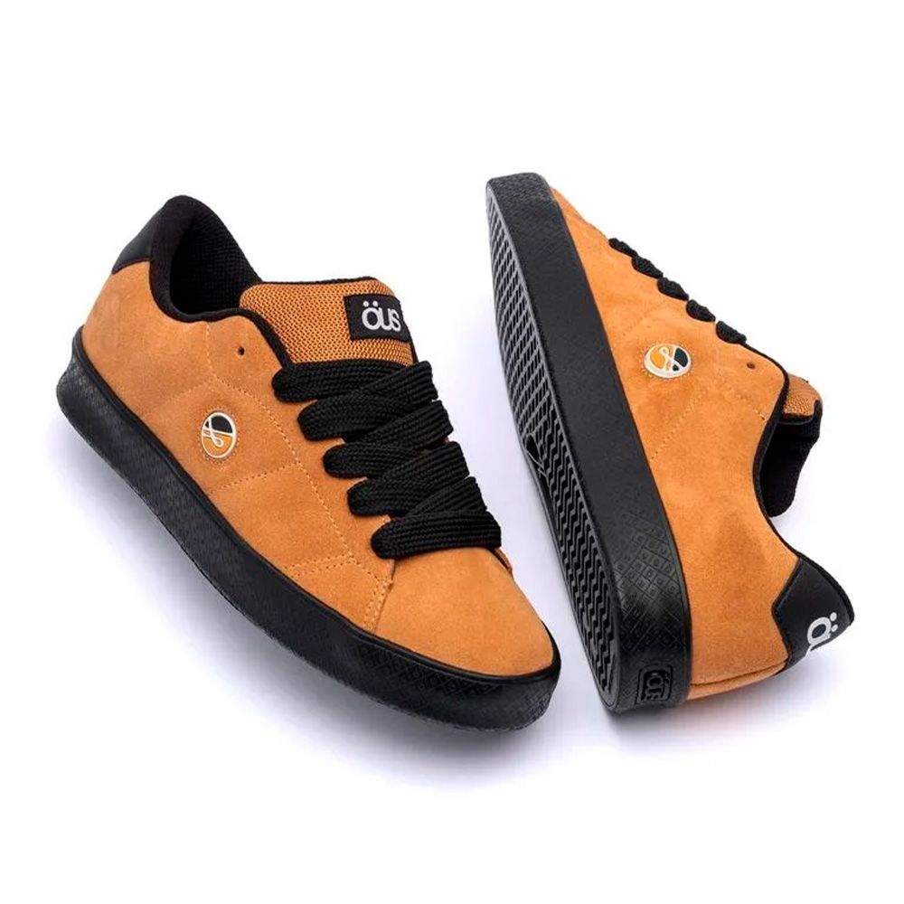 Tênis Ous Dots Marrom Branco Preto Essencial